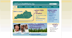 Desktop Screenshot of kentuckyhealthfacts.org